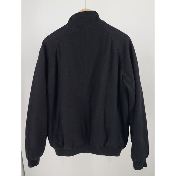 London Fog men's wool coat black Size XL Matrix staple classic capsule preppy - Picture 2 of 8